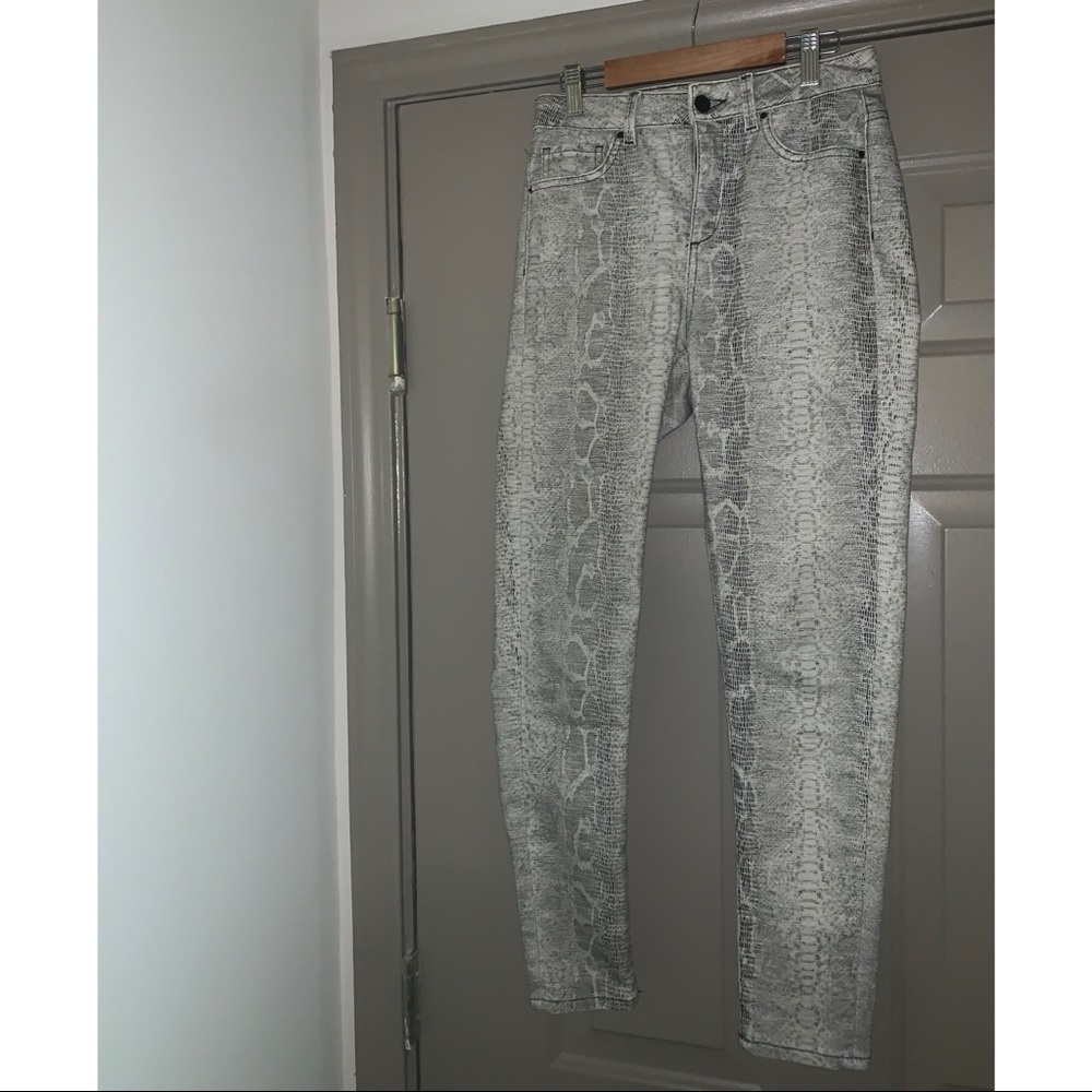 Zara Snakeskin Jean